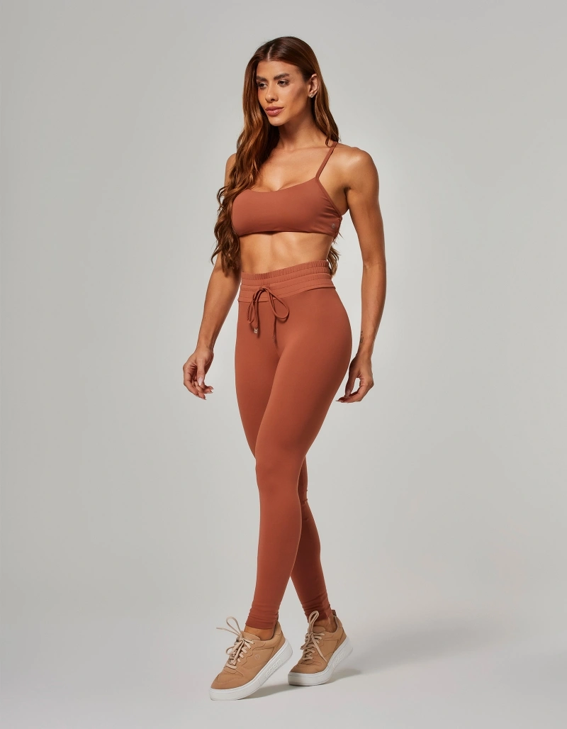 Vestem - Zara Cocoa Brown Invisible Push-Up Leggings - FS1613.O26.C0703