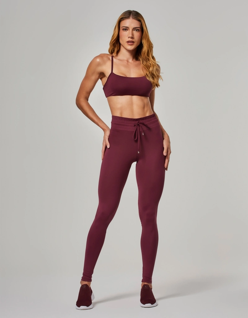 Vestem - Zara Wine Red Invisible Push-Up Leggings - FS1613.O26.C0667