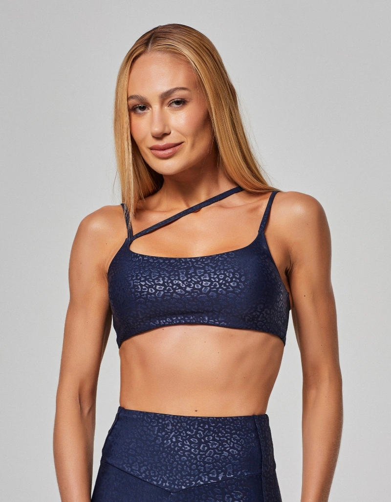 Vestem - Top Leve Sustentação Heather Marinho Escuridão - TOP1281.O26.C0173