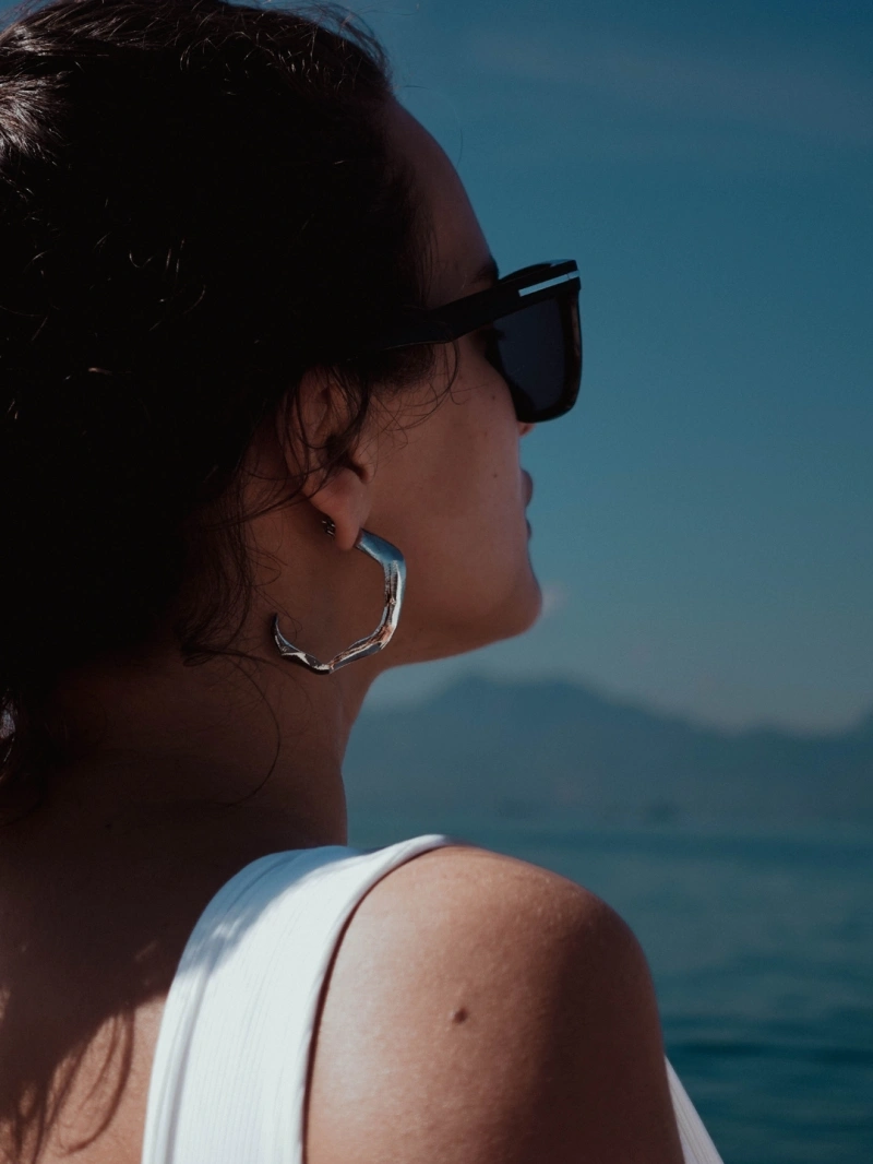 Salma - Brincos Onda - SALBRIONDPRA