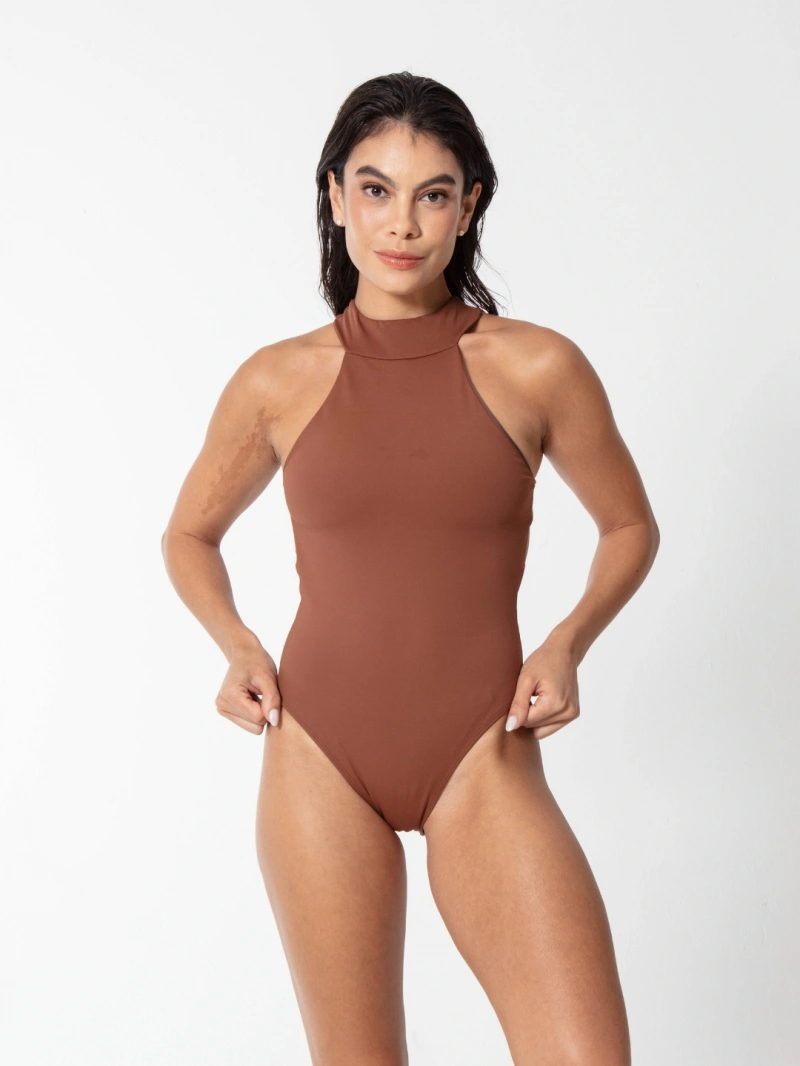 Salma - Bellucci Surf Bodysuit Brown - SALSURF1MAR