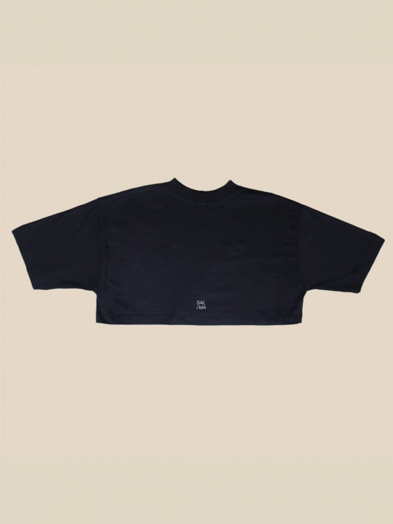 Salma - Black Star Cropped Top - SALCROP2PRE