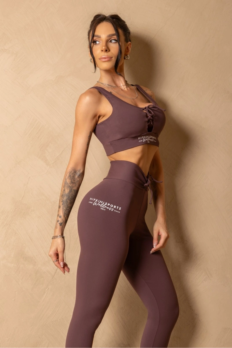 Hipkini - Fitness In Motion Grape with Silk Legging - 33331701
