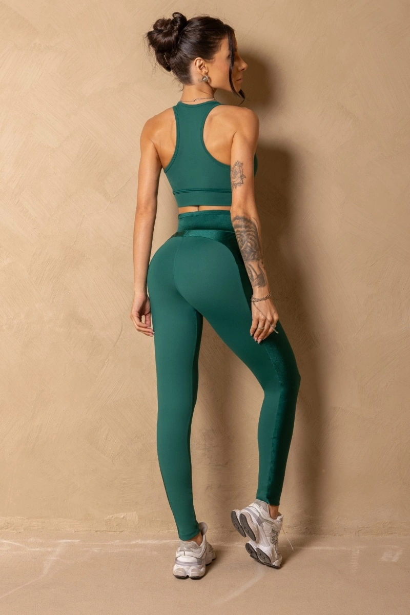 Hipkini - Legging Fitness In Motion Verde com Silk - 33331692
