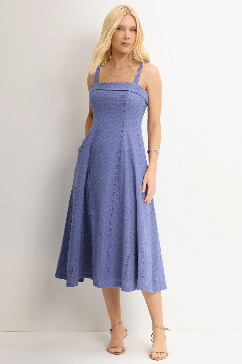 Miss Misses - Vestido Loren Azul Escuro - 54754026