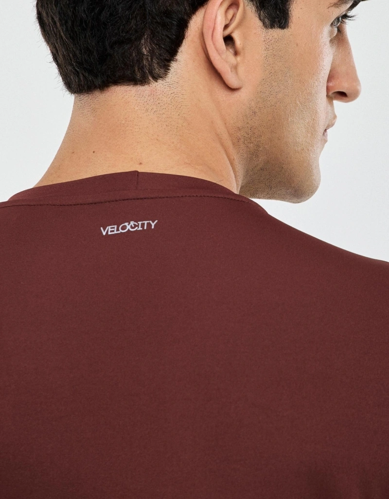 VELOCITY - Camiseta Essentials Velocity Marrom Couro - CMCT49.SP.C0711