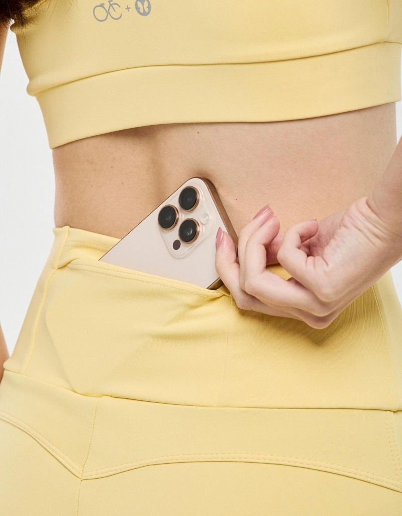 VELOCITY - Legging Essentials Velocity Amarelo Flan - FS1663.SP.C0783