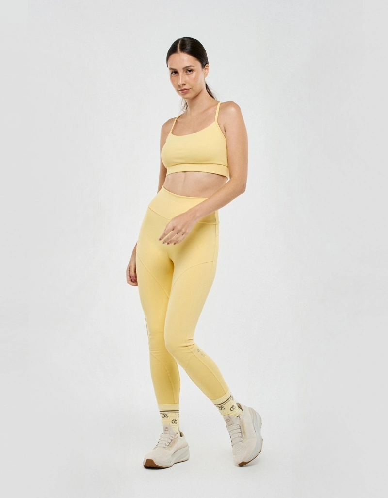 VELOCITY - Legging Essentials Velocity Amarelo Flan - FS1663.SP.C0783