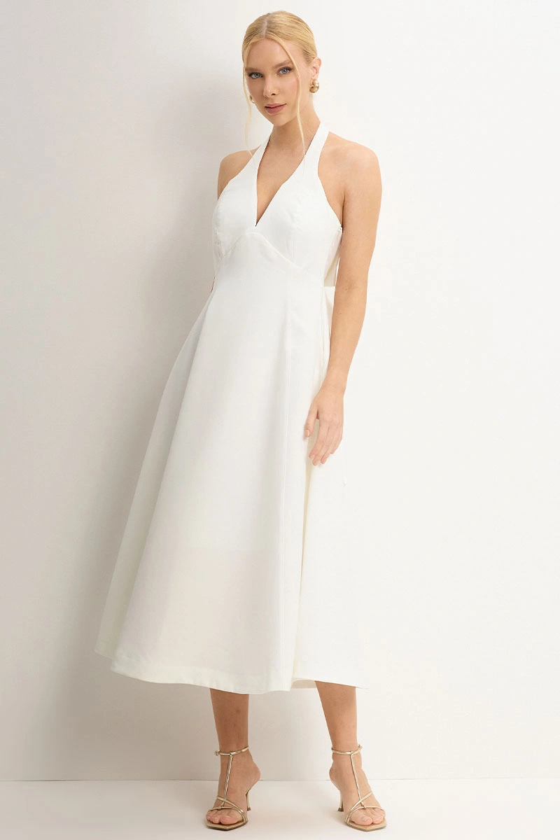 Miss Misses - Filomena Off White Dress - 54776030