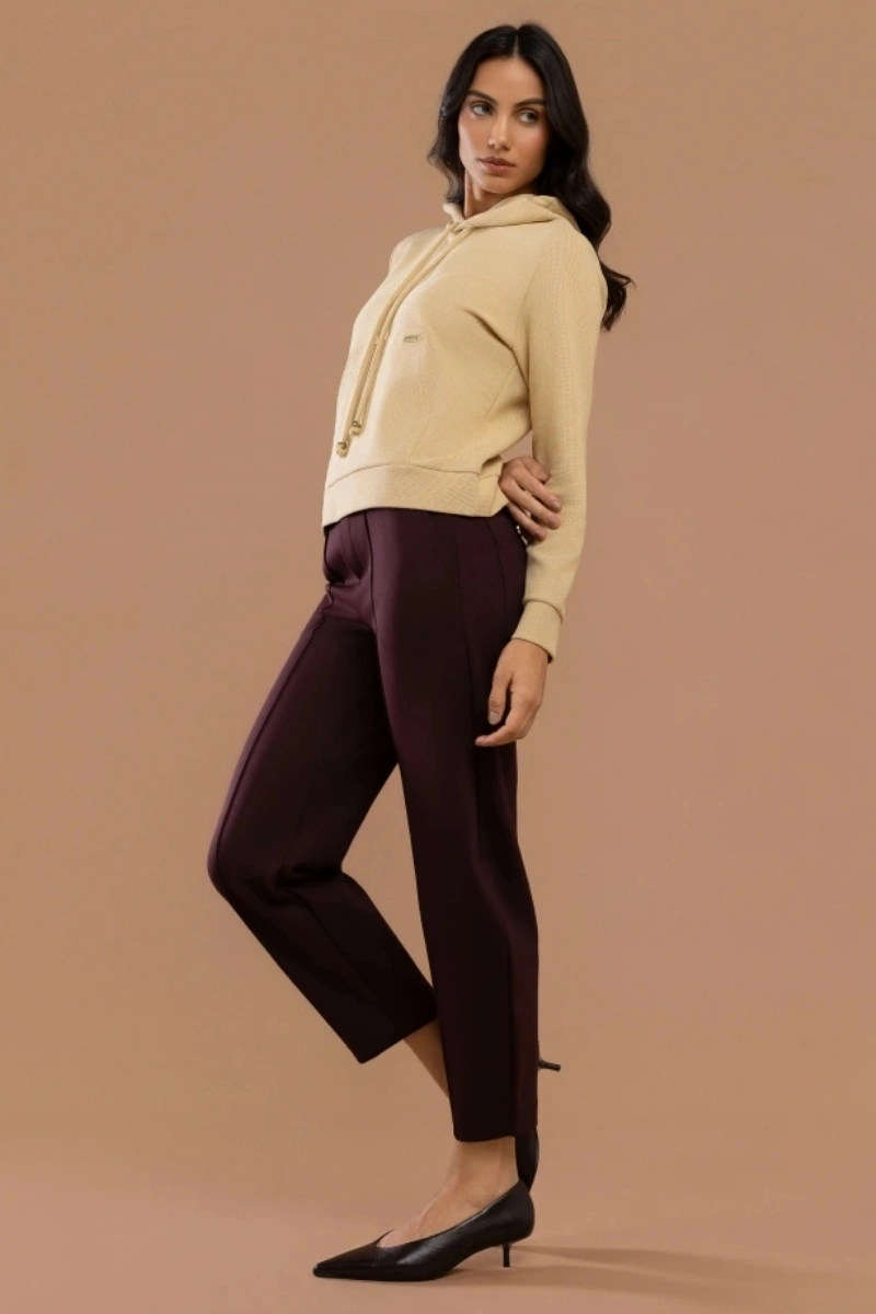 Hidrogênio - CALÇA SKINNY BARREL LETICIA ROXA - 20725011