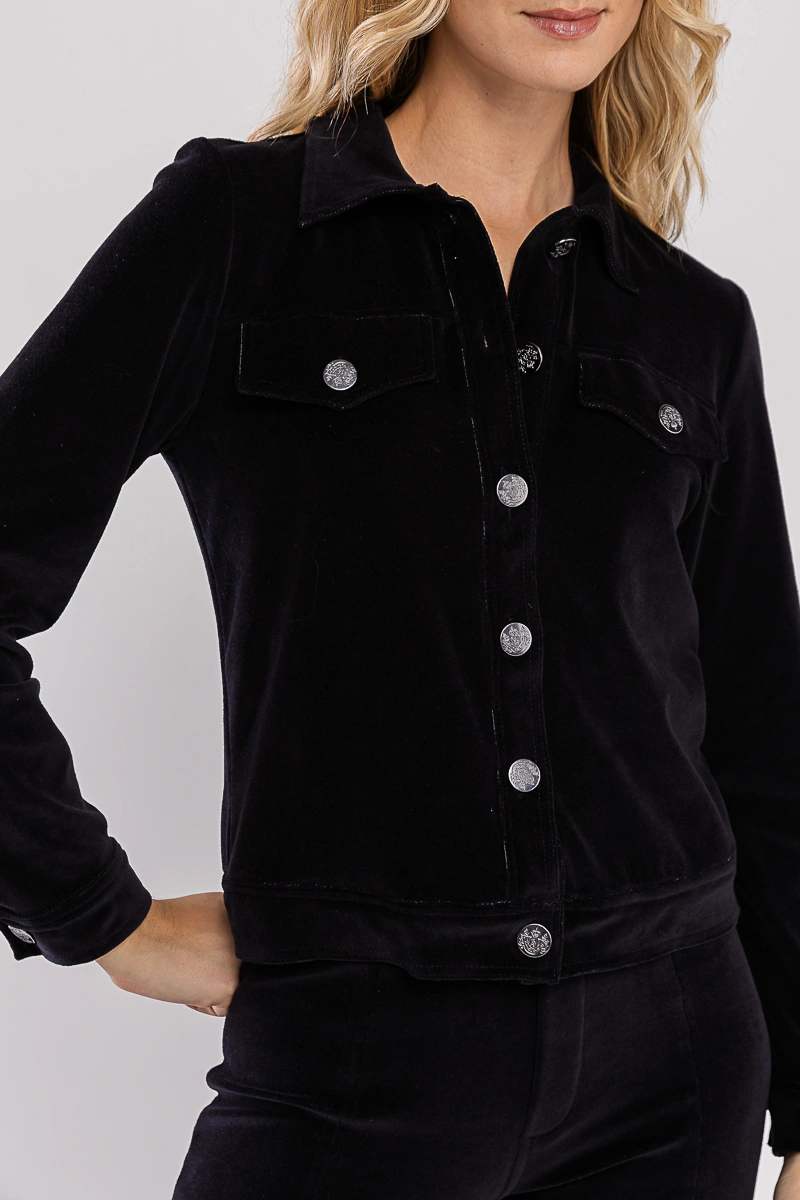 Hidrogênio - JAQUETA COM BOLSOS E BOTÕES PRETO - 19446001