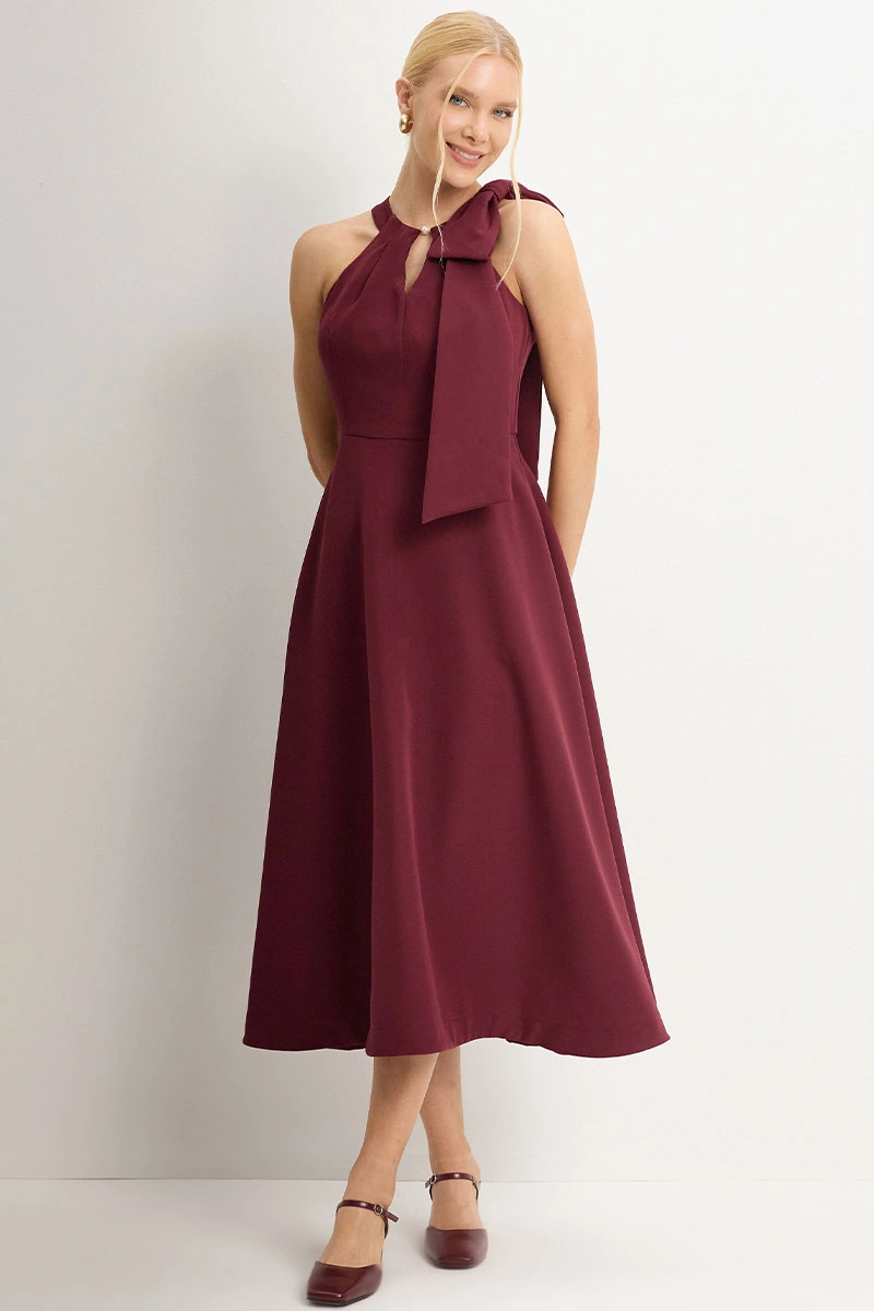 Miss Misses - Vestido Iolanda Vinho - 54775006