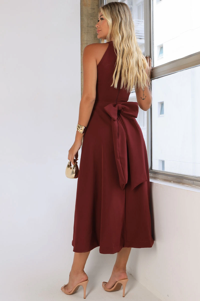 Miss Misses - Vestido Iolanda Vinho - 54775006