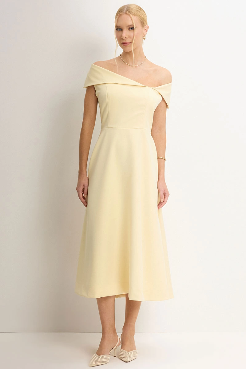 Miss Misses - Vestido Antonia Amarelo - 54748003