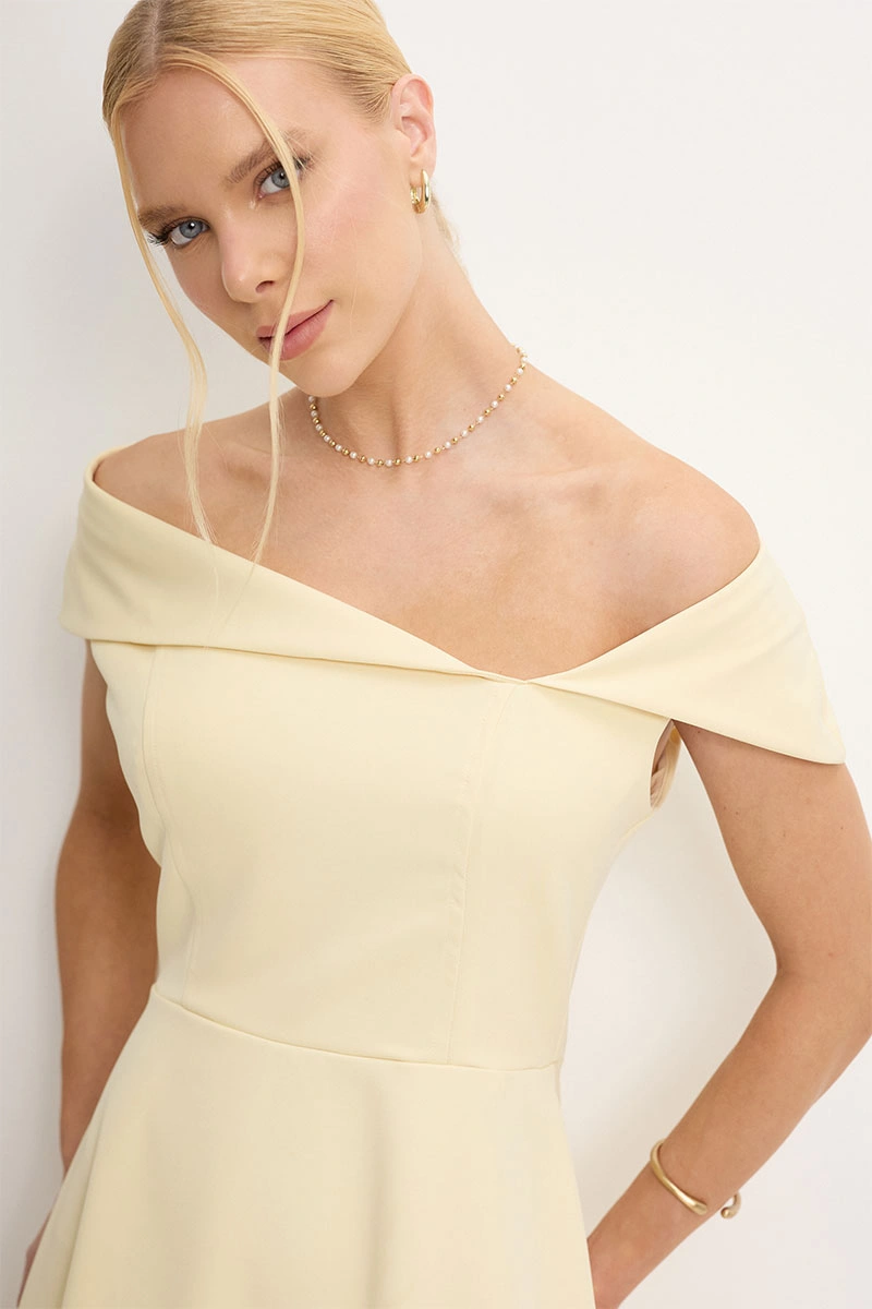 Miss Misses - Vestido Antonia Amarelo - 54748003