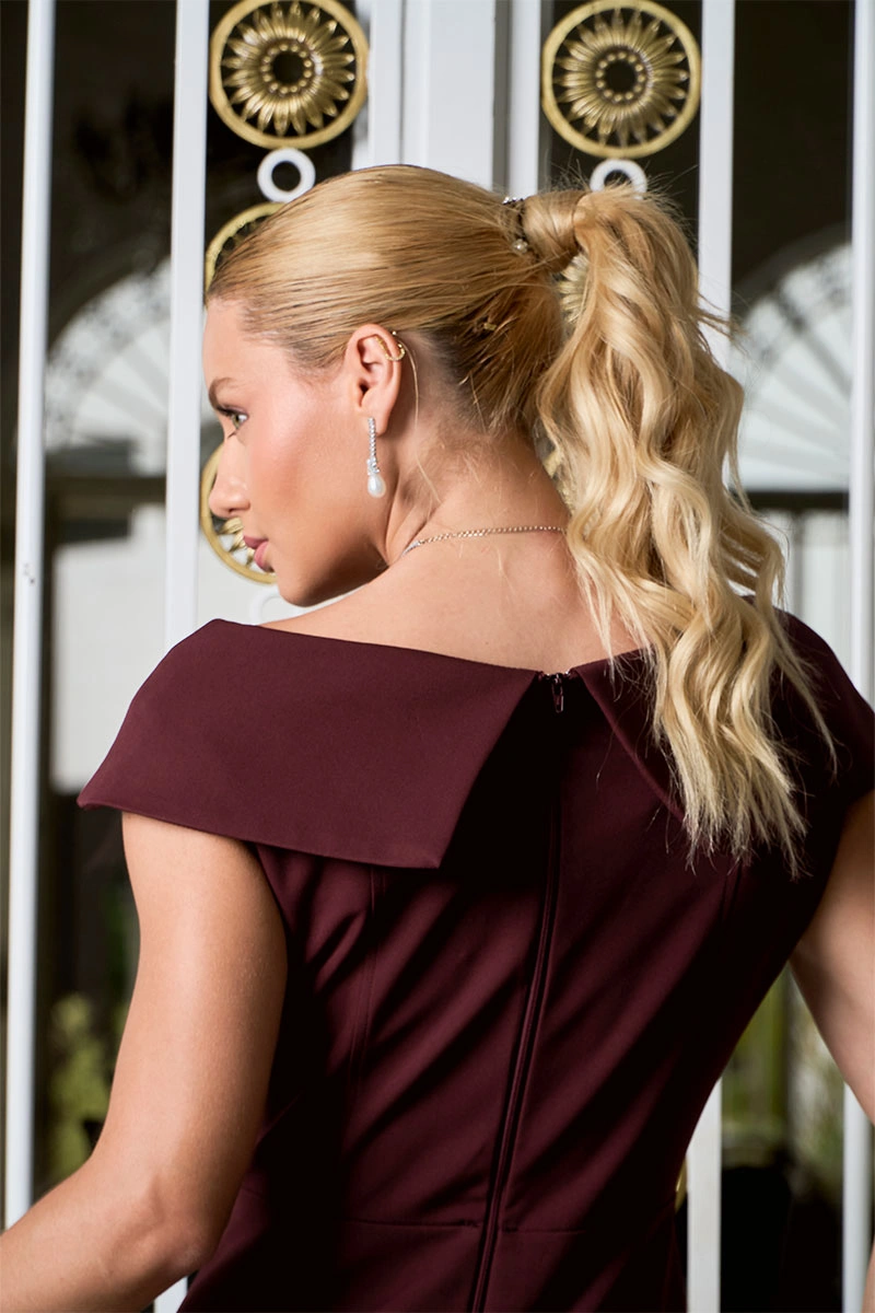 Miss Misses - Vestido Antonia Vinho - 54748006