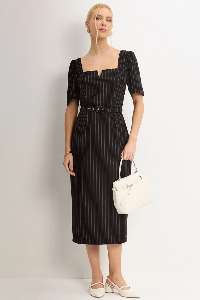 Miss Misses - Vestido Georgia Preto - 54749001