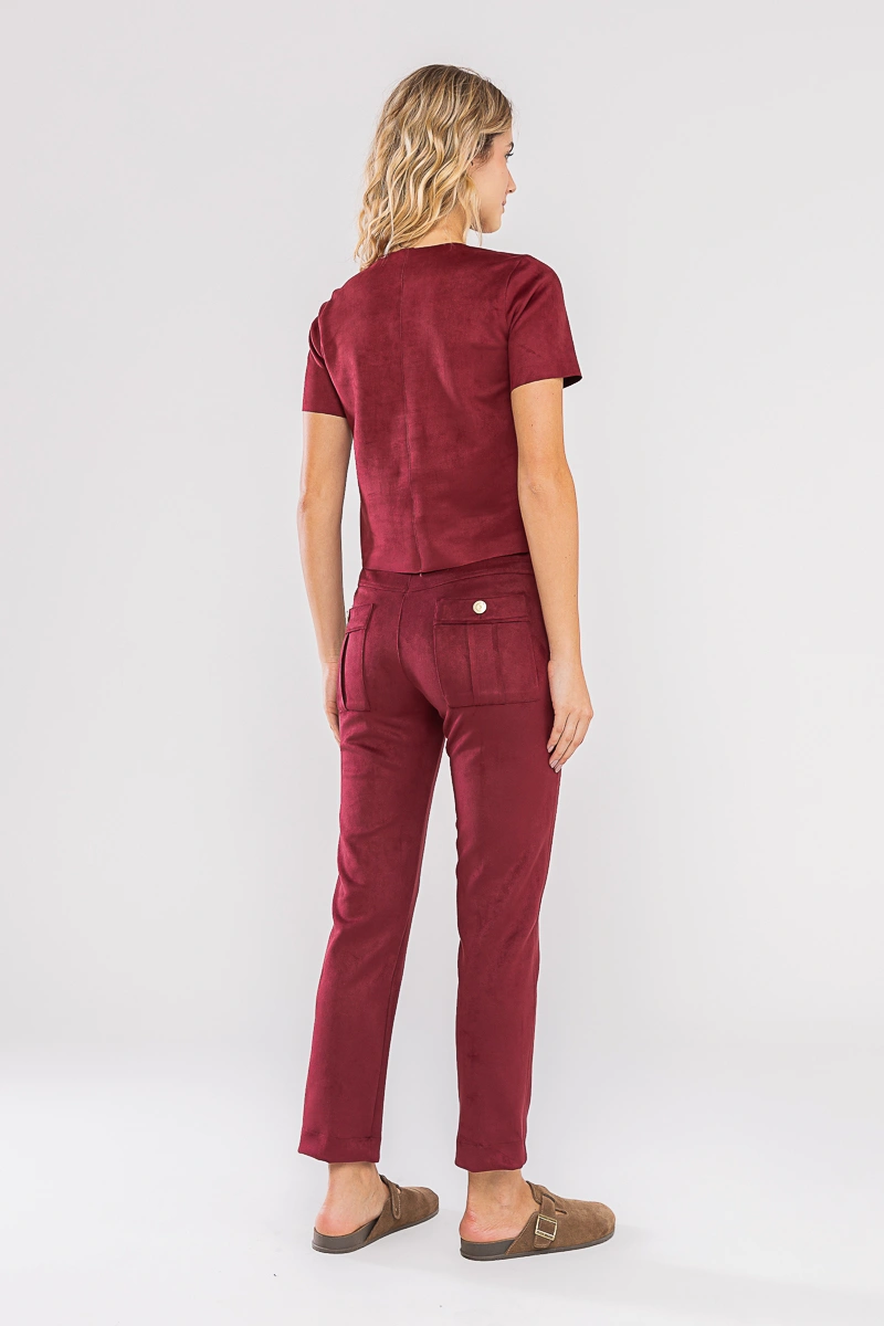 Hidrogênio - BLUSA DECOTE V COM COSTURA ABERTA BORDO - 20740097