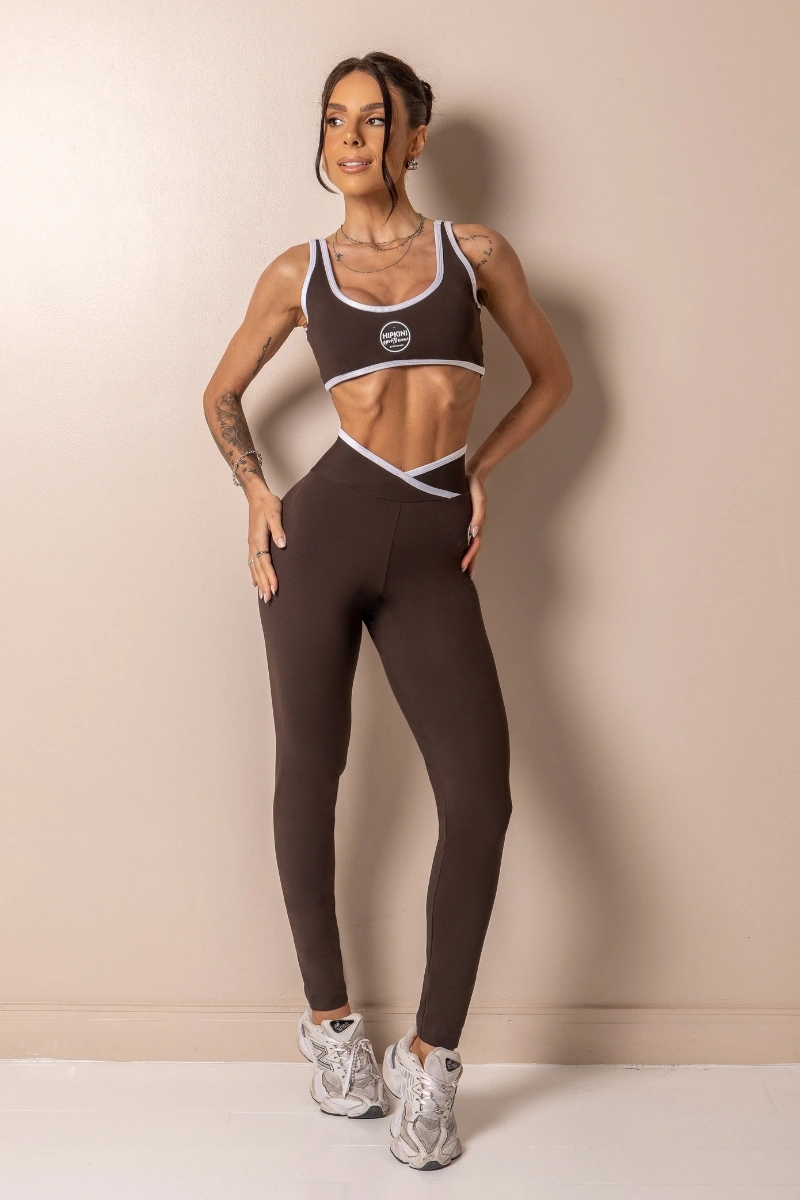 Hipkini - Legging Fitness Posh Coffee - 33331746