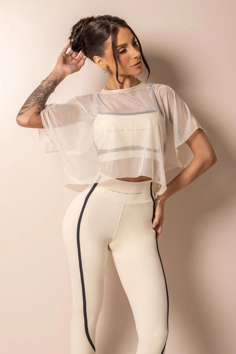 Hipkini - Legging Fitness Posh Off White - 33331748