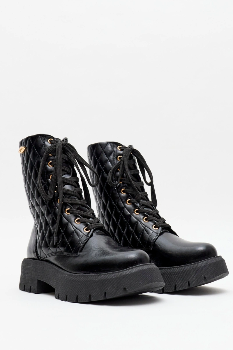 LANÇA PERFUME - Bota Coturno com Metaelasse Lança Perfume - 1172