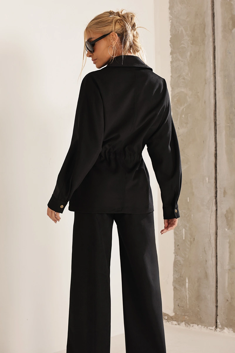 Dot Clothing - Set Dot Clothing Ariane Black Jacket and Pants - 2998PRETO