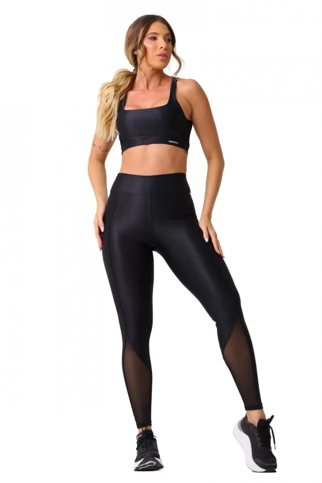 Garotafit - Conjunto Cheris Preto - FCS396A