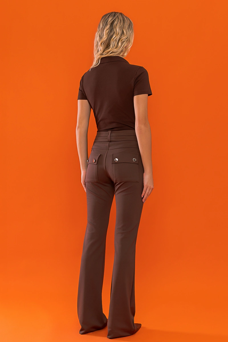 Hidrogênio - POLO CLÁSSICA MG CURTA CAFÉ  PRÉ - VENDA - 20747098