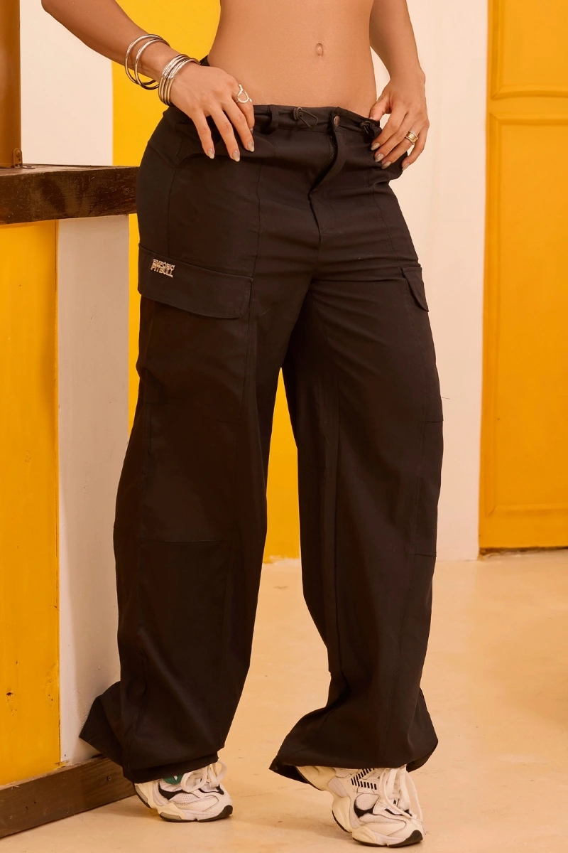 PITBULL - Calça Wide com Bolsos Cargo Pit Bull Jeans - 93302