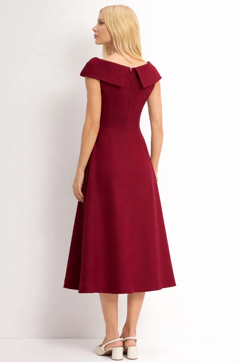 Miss Misses - Vestido Dara Vinho - 54793006