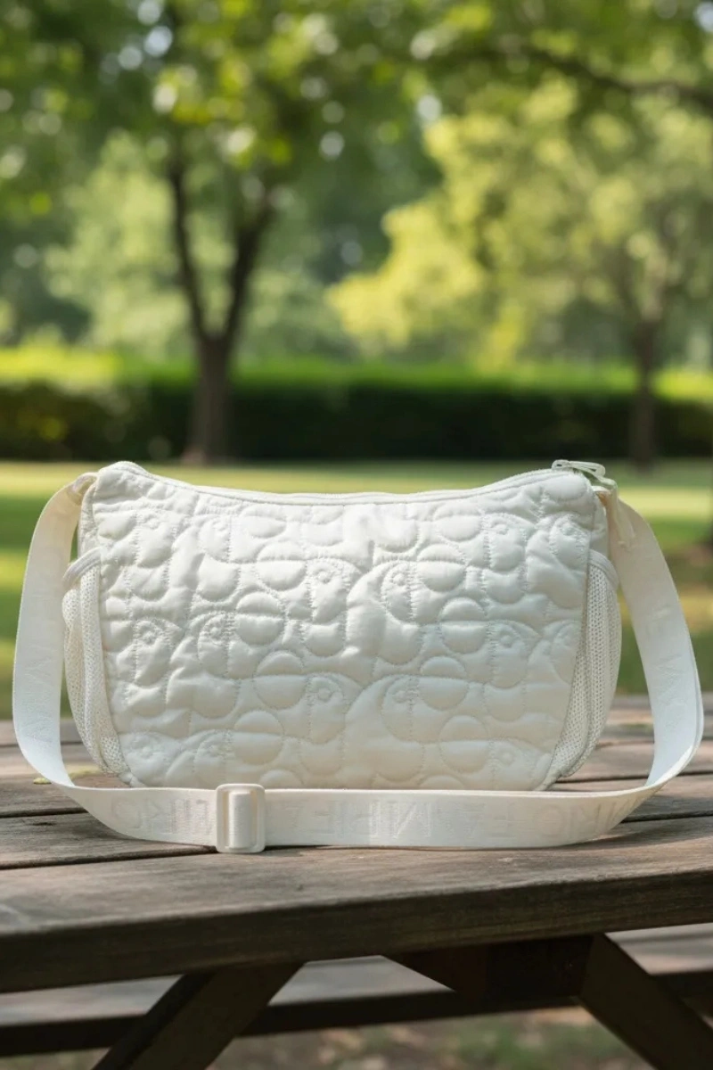 FARM - BOLSA FARM BANANA G LISOS PUFFER 78328323GR - 78328323GR