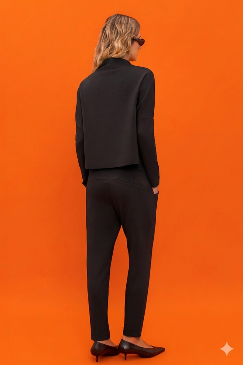 Hidrogênio - CALÇA JOGGER C/ CANALETA E BOLSOS JUJU PRETO - 20764001