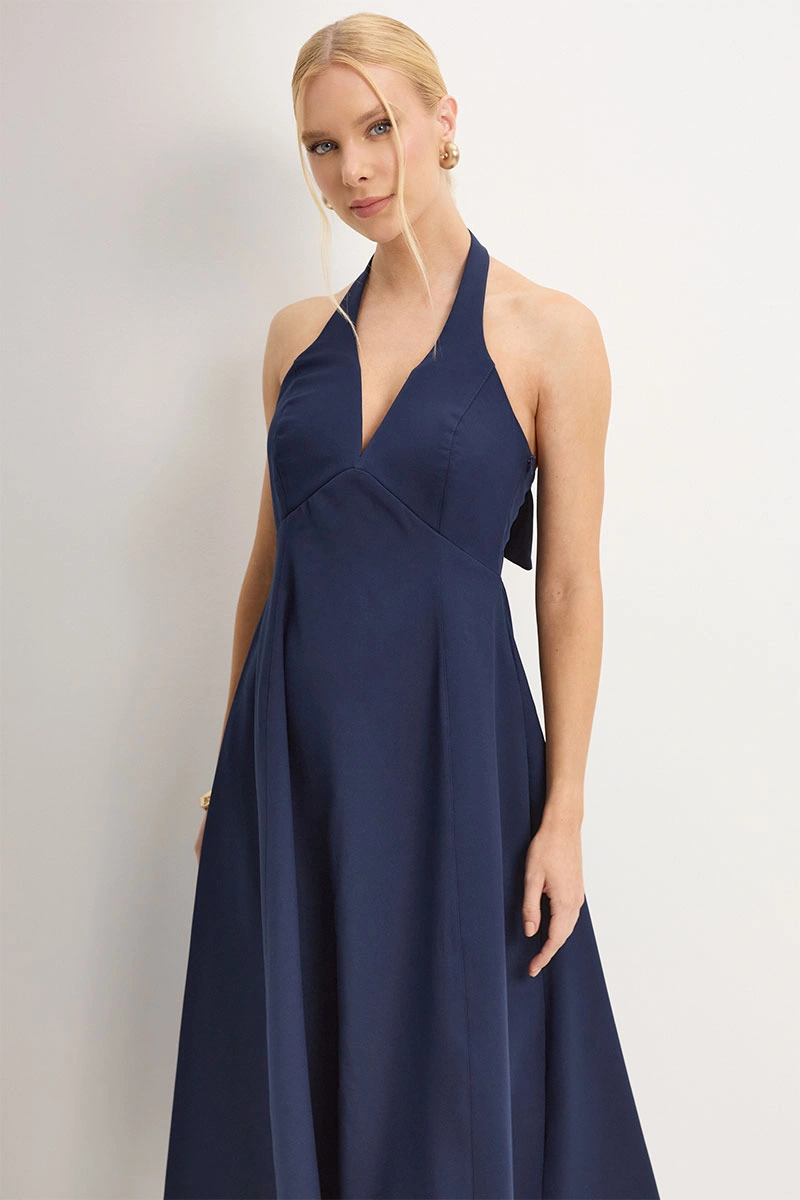 Miss Misses - Vestido Filomena Azul Marinho - 54776004