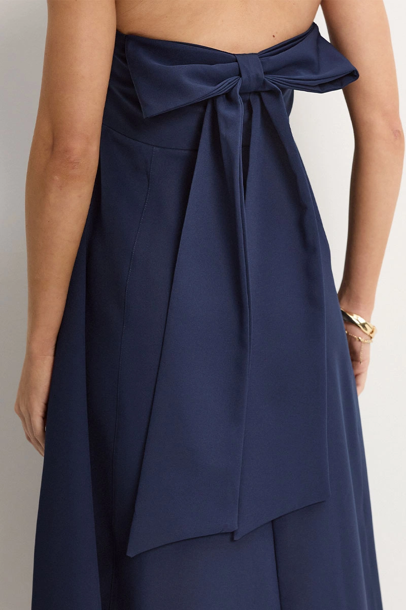 Miss Misses - Vestido Filomena Azul Marinho - 54776004