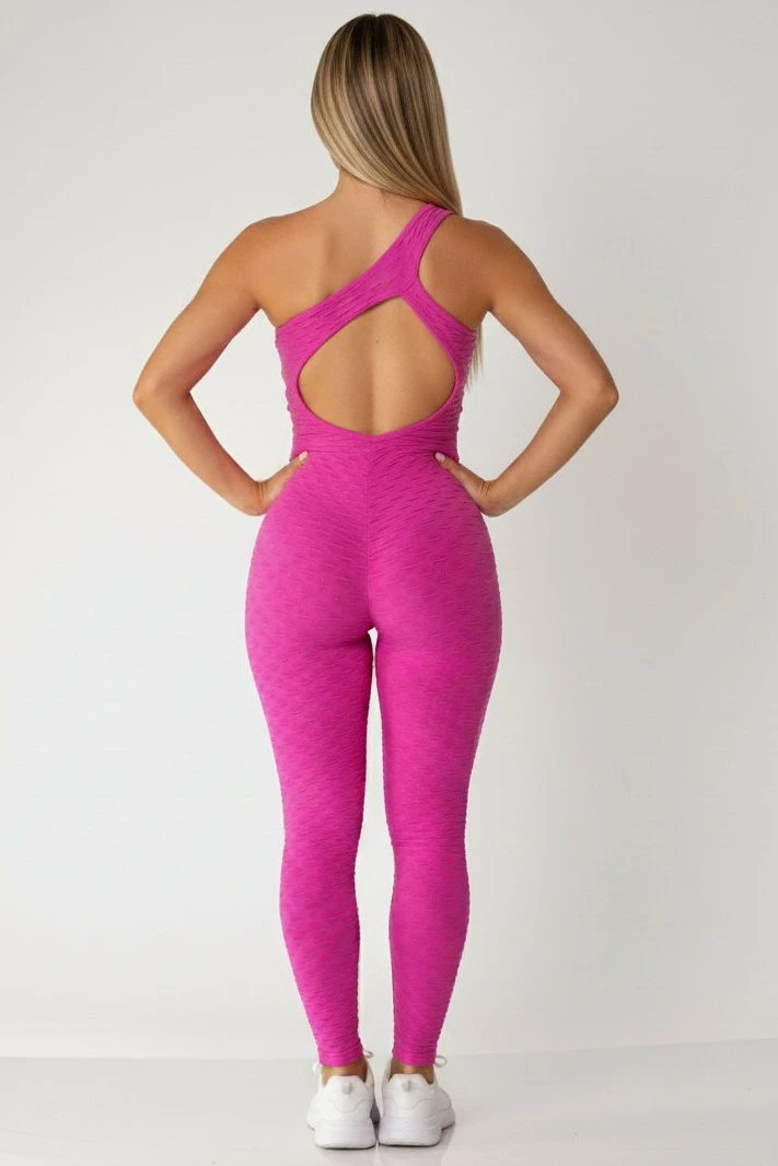 Canoan - Scrunch Tropical Pink Jumpsuit - 26003
