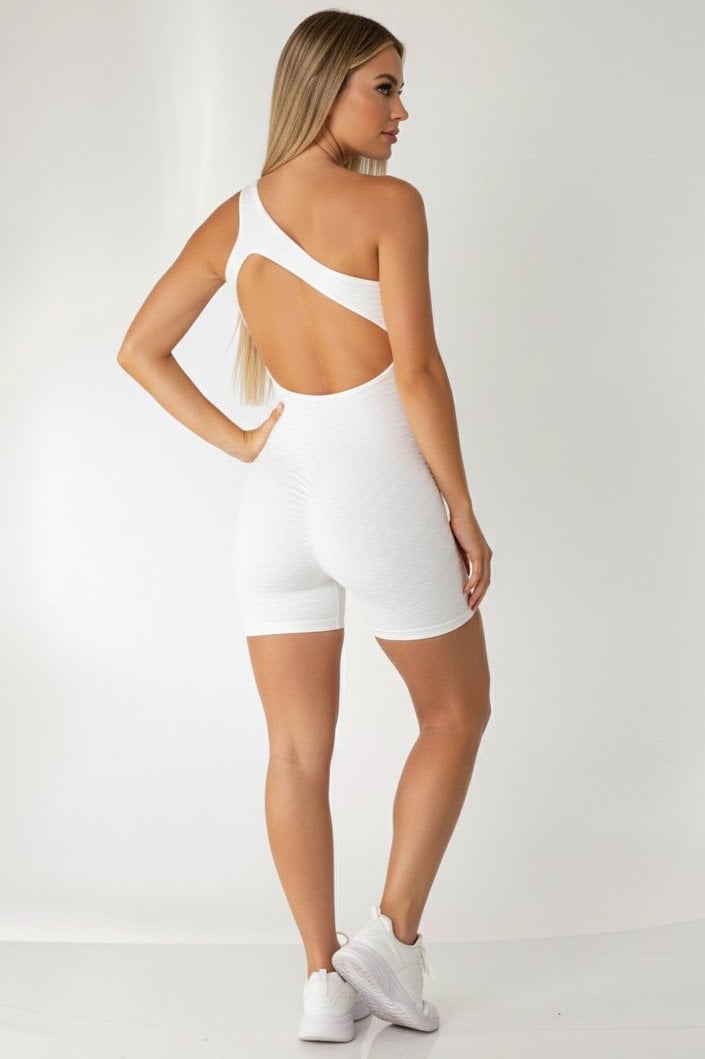 Canoan - Romper Tropical Scrunch Booty White - 16001