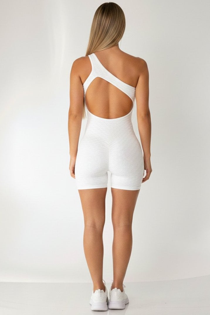 Canoan - Romper Tropical Scrunch Booty White - 16001