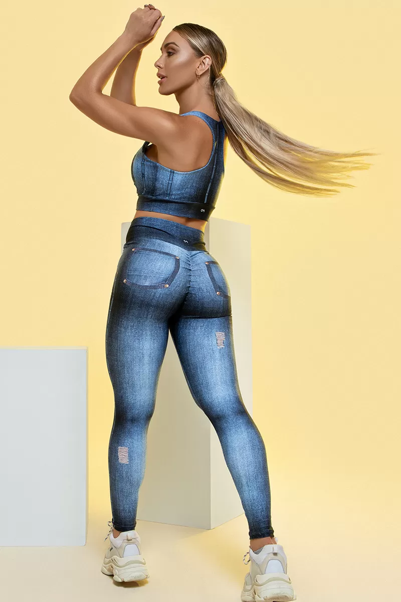 Canoan - Cross Up Jeans Top - 79087