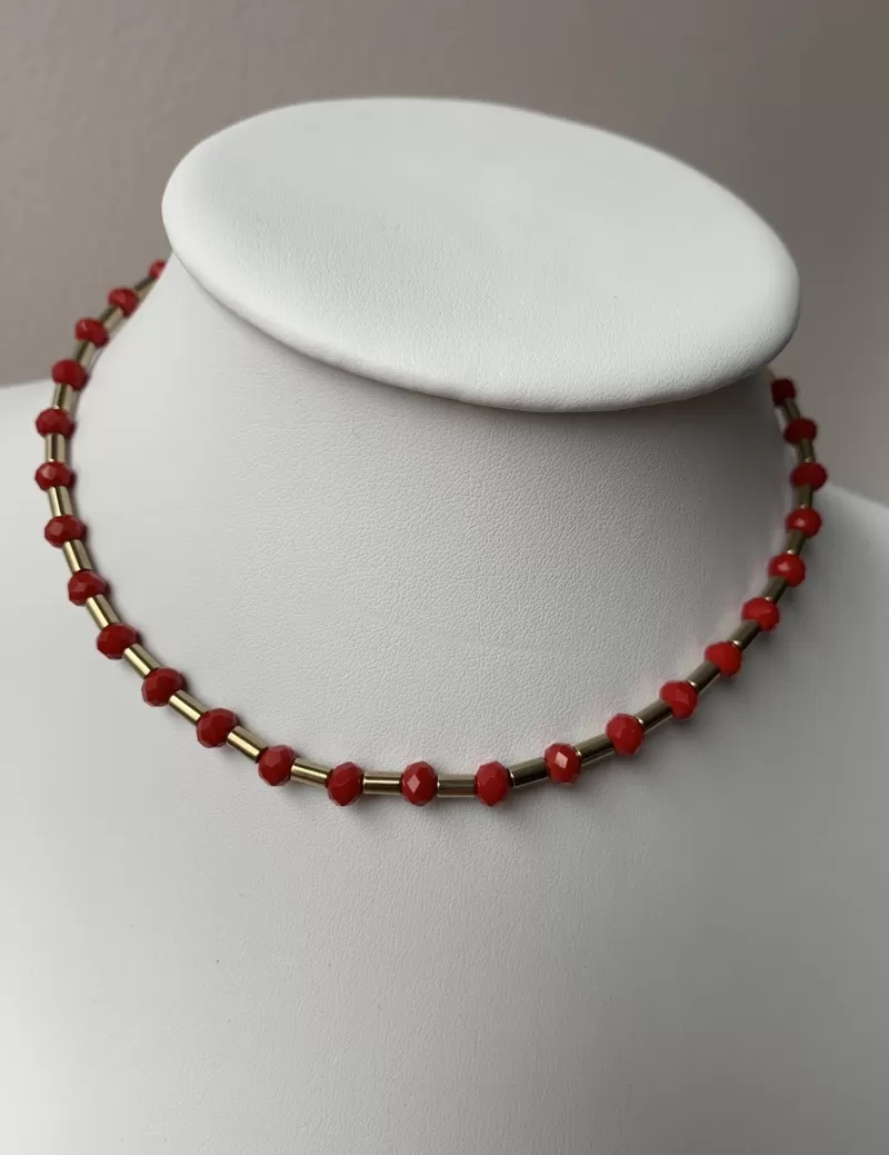 Mikabe - Choker Cristal e Hematita - Mk023