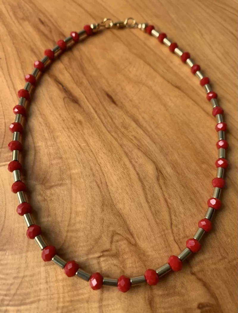 Mikabe - Choker Cristal e Hematita - Mk023