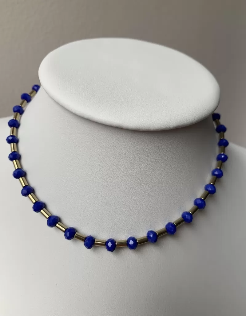 Mikabe - Choker Cristal e Hematita - Mk025