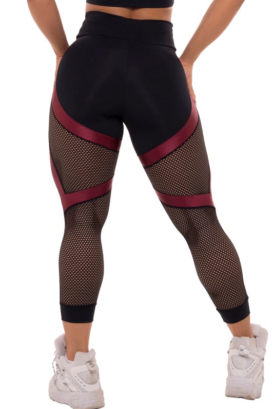 Trincks - Legging legging FitDoll Black Marsala - 412124 Trincks - Legging legging FitDoll Black Marsala - 412124