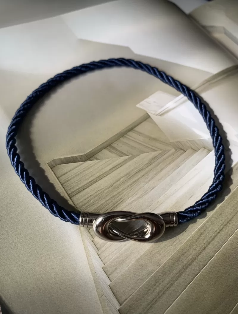 Mikabe - Pulseira/Choker Cordão Azul - MK275