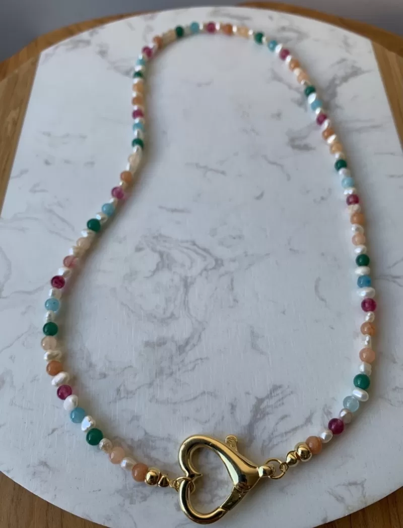 Mikabe - Colar Cris Coração - MK277