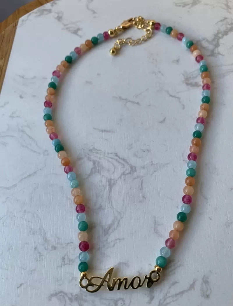 Mikabe - Colar Jade Amor - MK284