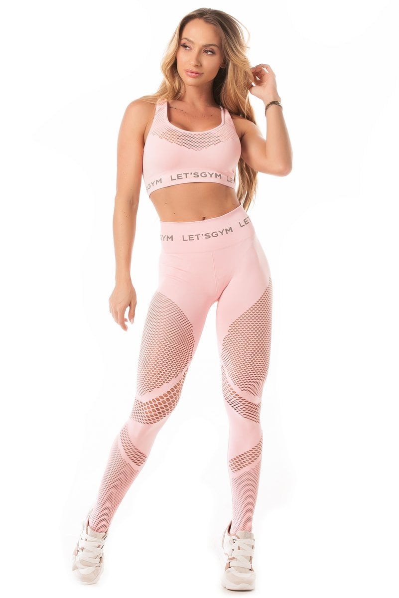 Lets Gym - Legging Seamless Stylish Pink - 1006ERO