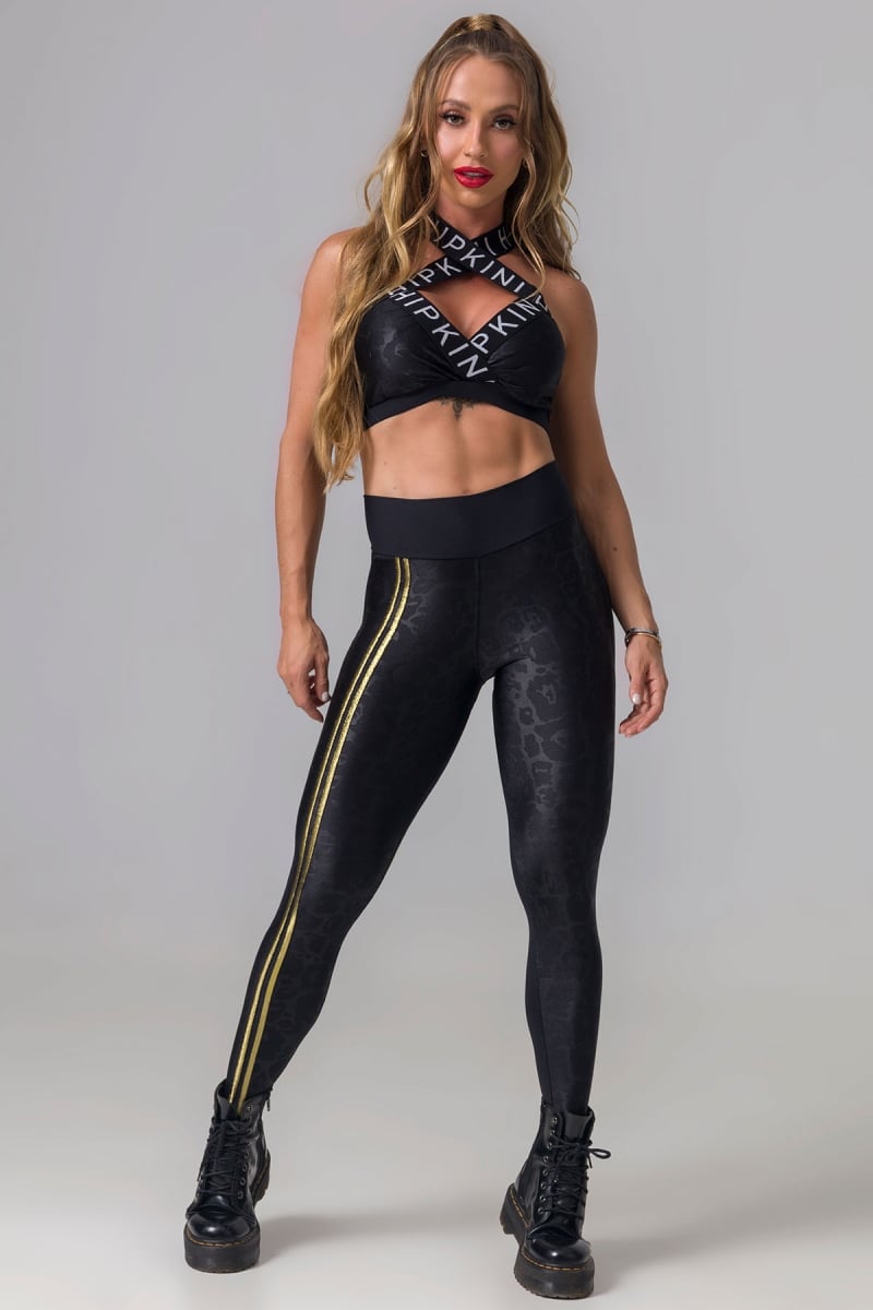 Hipkini - Top Fight Fitness Onça Preta - 3338728 Hipkini - Top Fight Fitness Onça Preta - 3338728