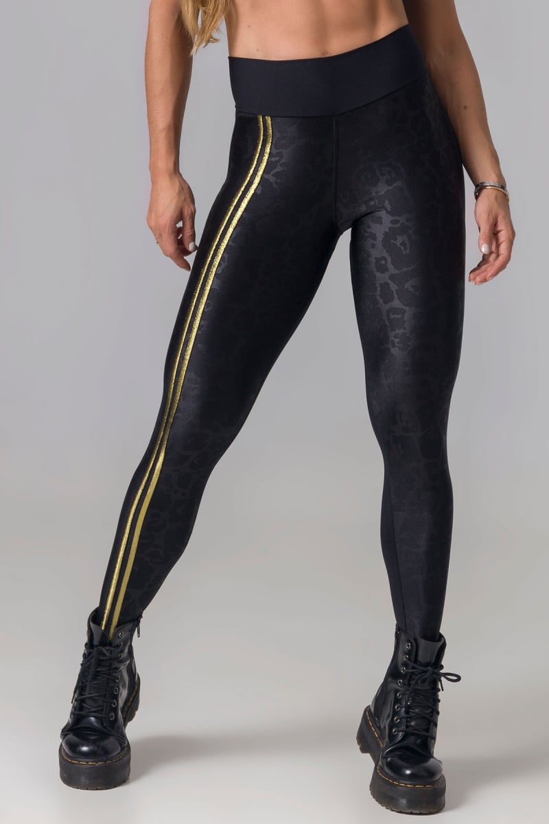 Hipkini - Legging Fight Fitness Black Jaguar - 3338729