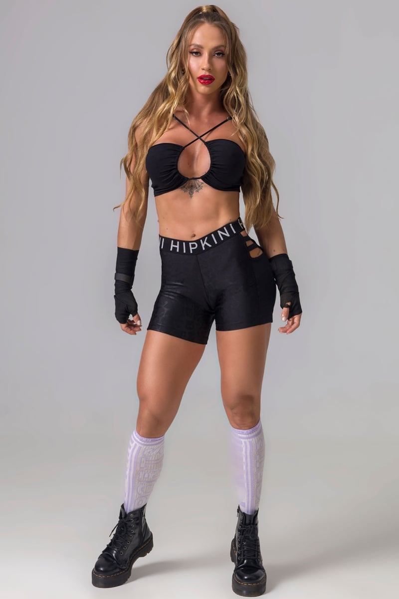 Hipkini - Top Fight Fitness Black with Cross Strap - 3338734 Hipkini - Top Fight Fitness Black with Cross Strap - 3338734
