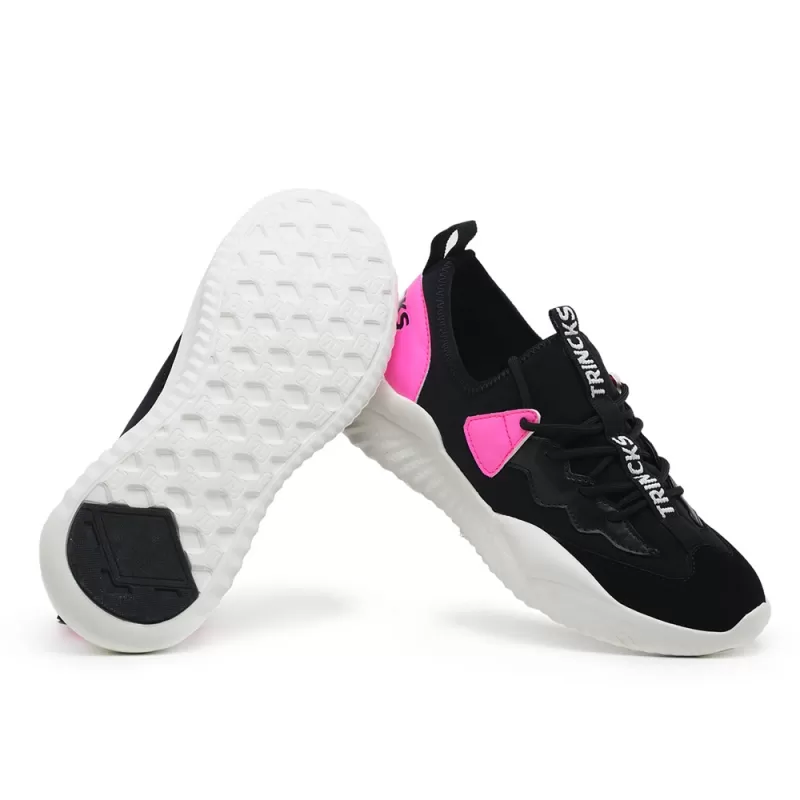 Trincks Calçados - Pre-Sale - Black and Pink Shoes - T5PP148 Trincks Calçados - Pre-Sale - Black and Pink Shoes - T5PP148